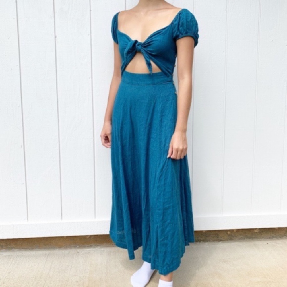 FREE PEOPLE Getaway Midi Dress XS